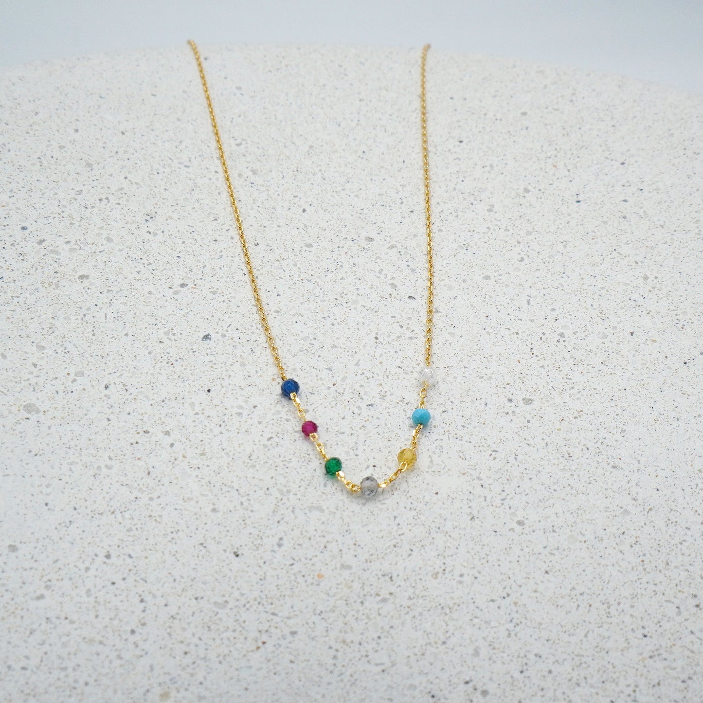 Rainbow Bead Necklace