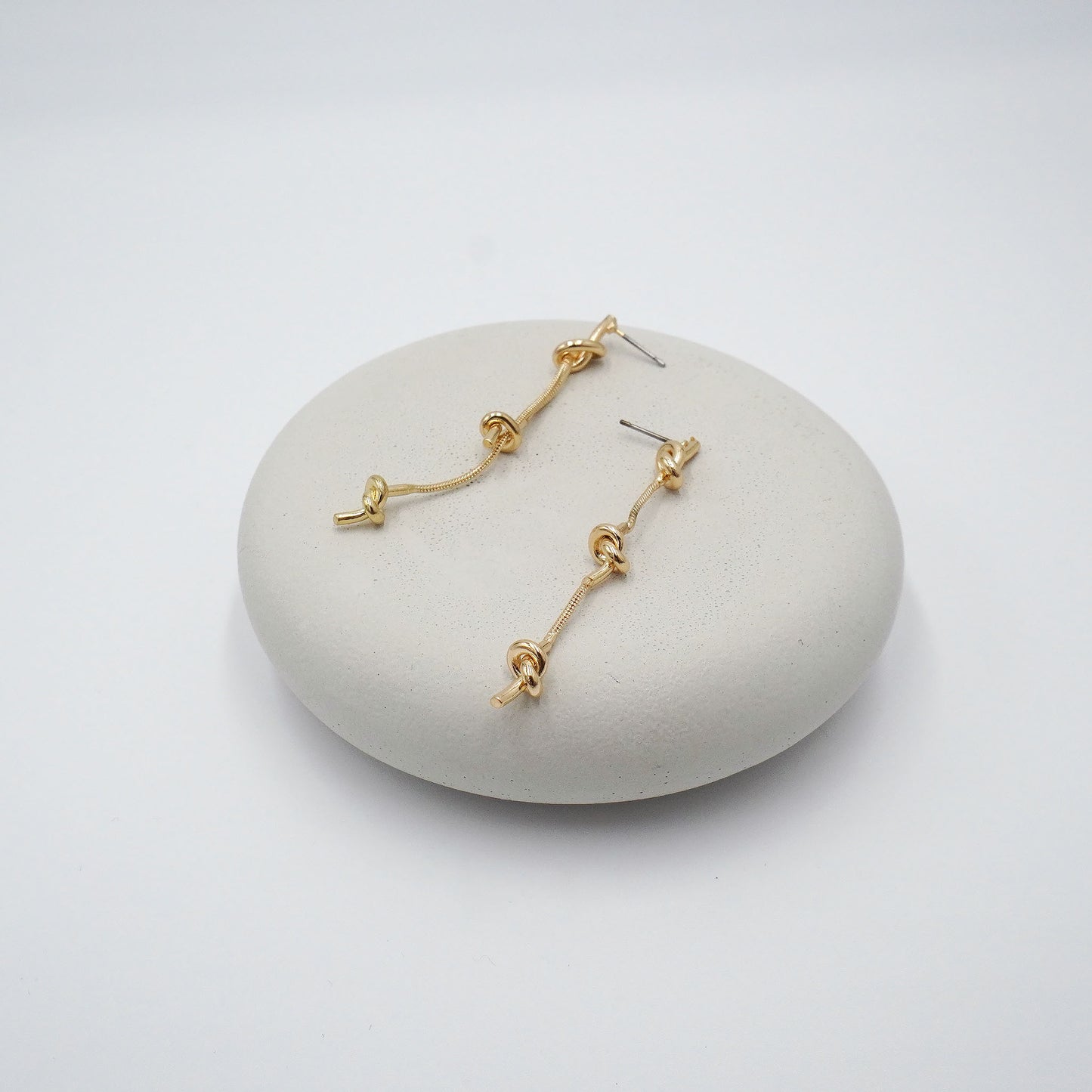 Knotted Drop Earrings