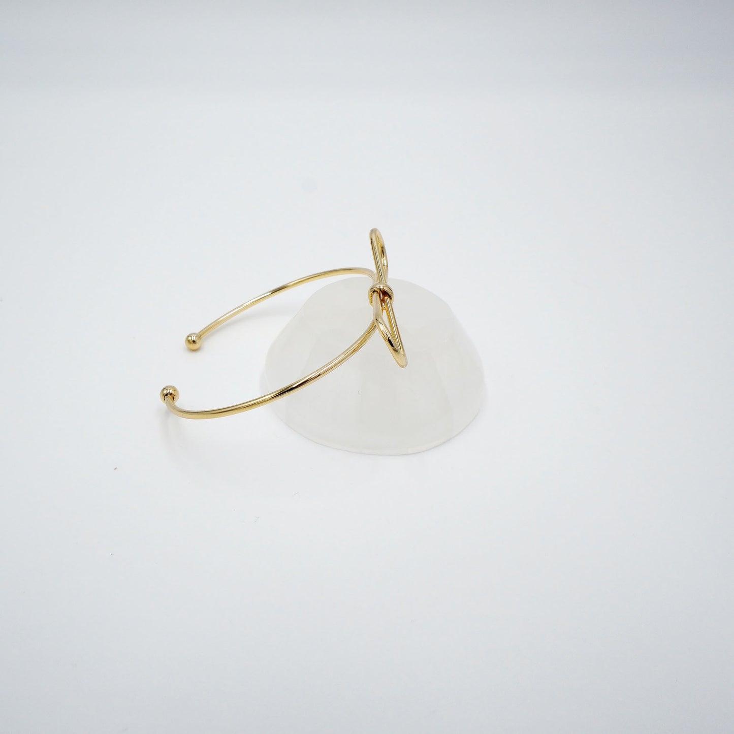 Bow Accent Bangle Bracelet