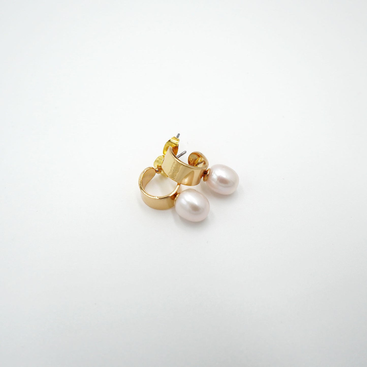 Freshwater Pearl Hoop Earrings