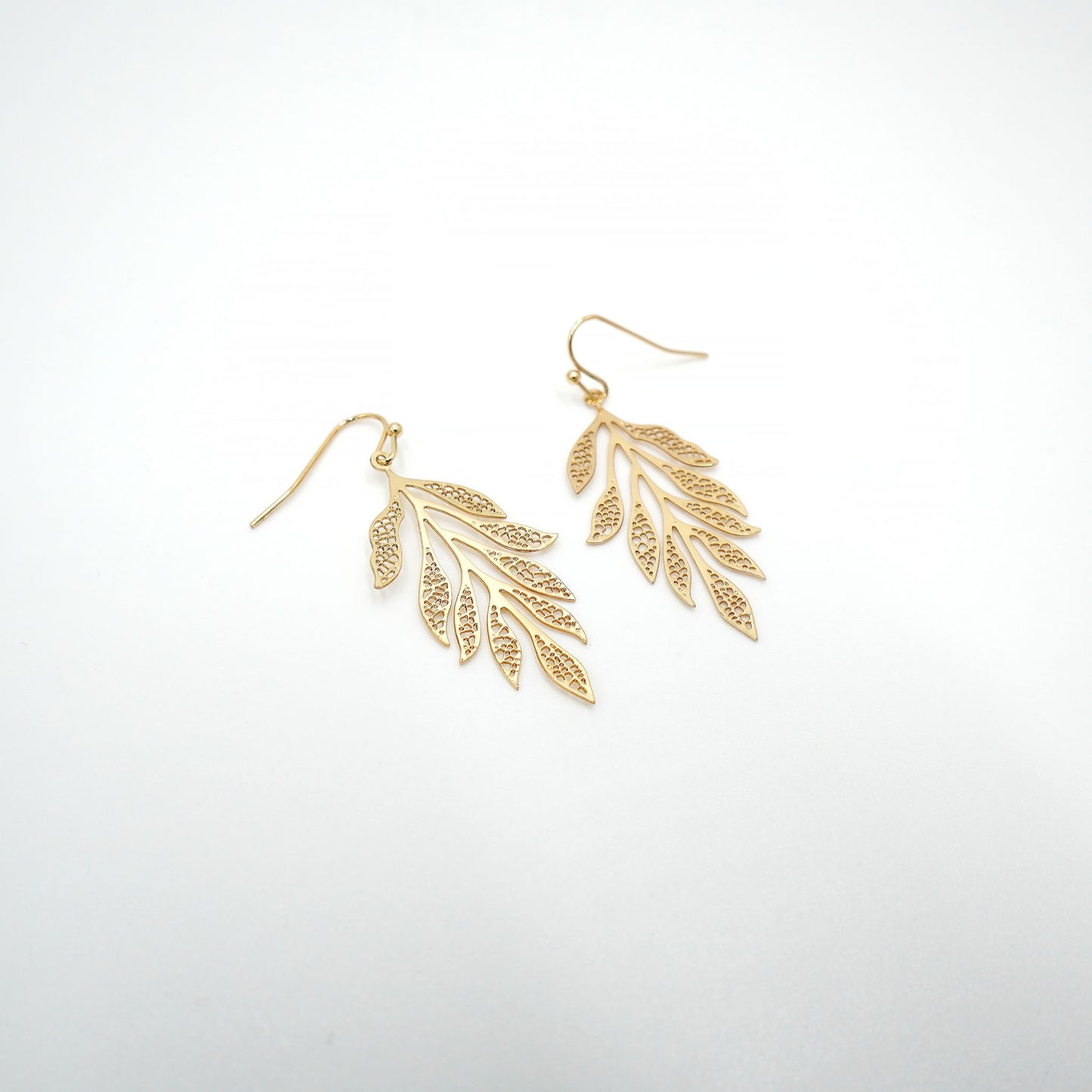 Gold Leaf Earrings