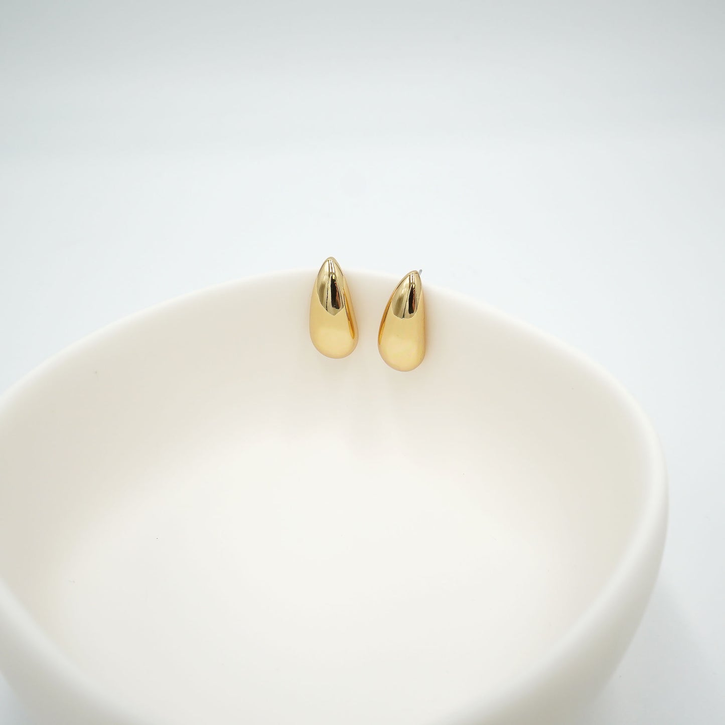 Teardrop Gold Earrings