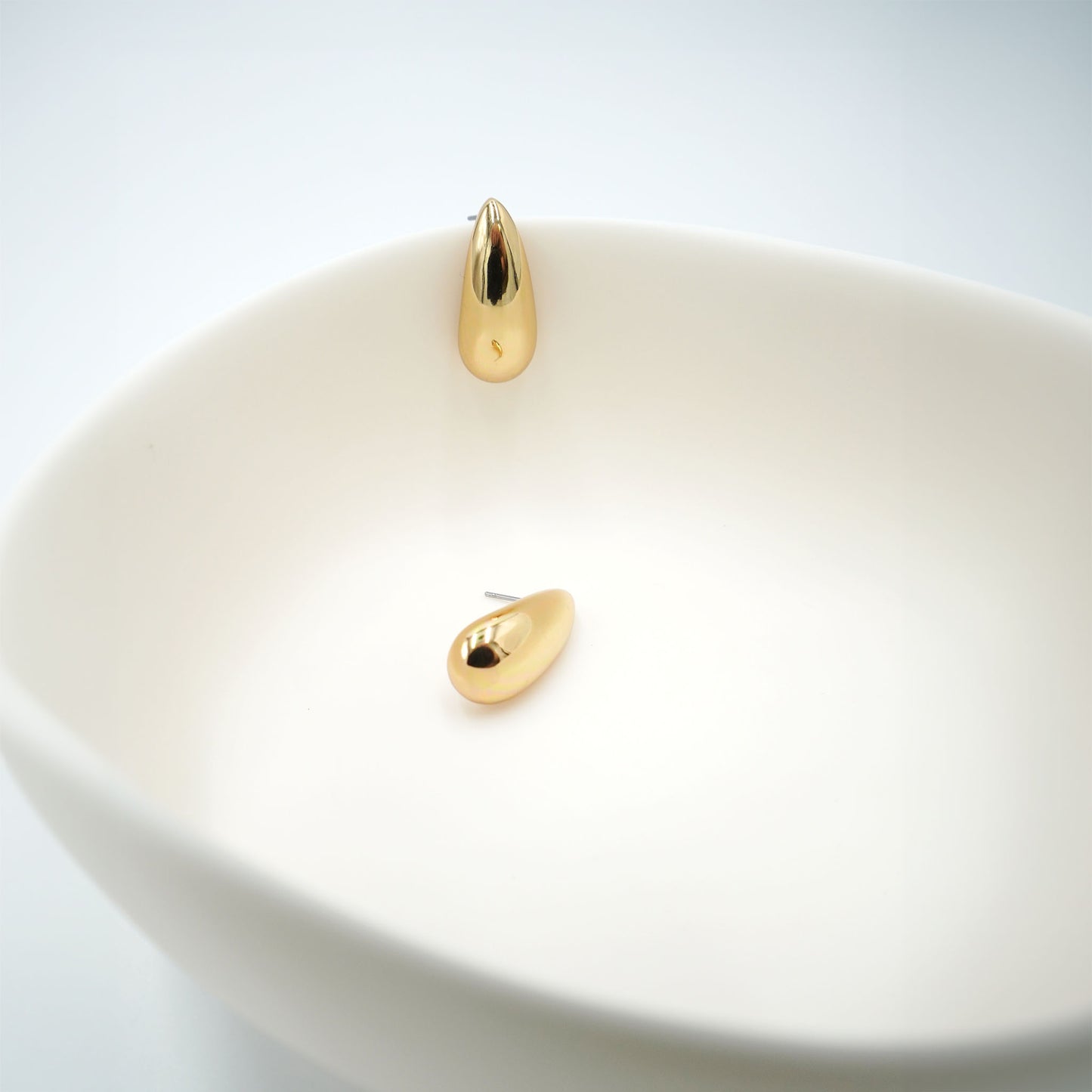 Teardrop Gold Earrings