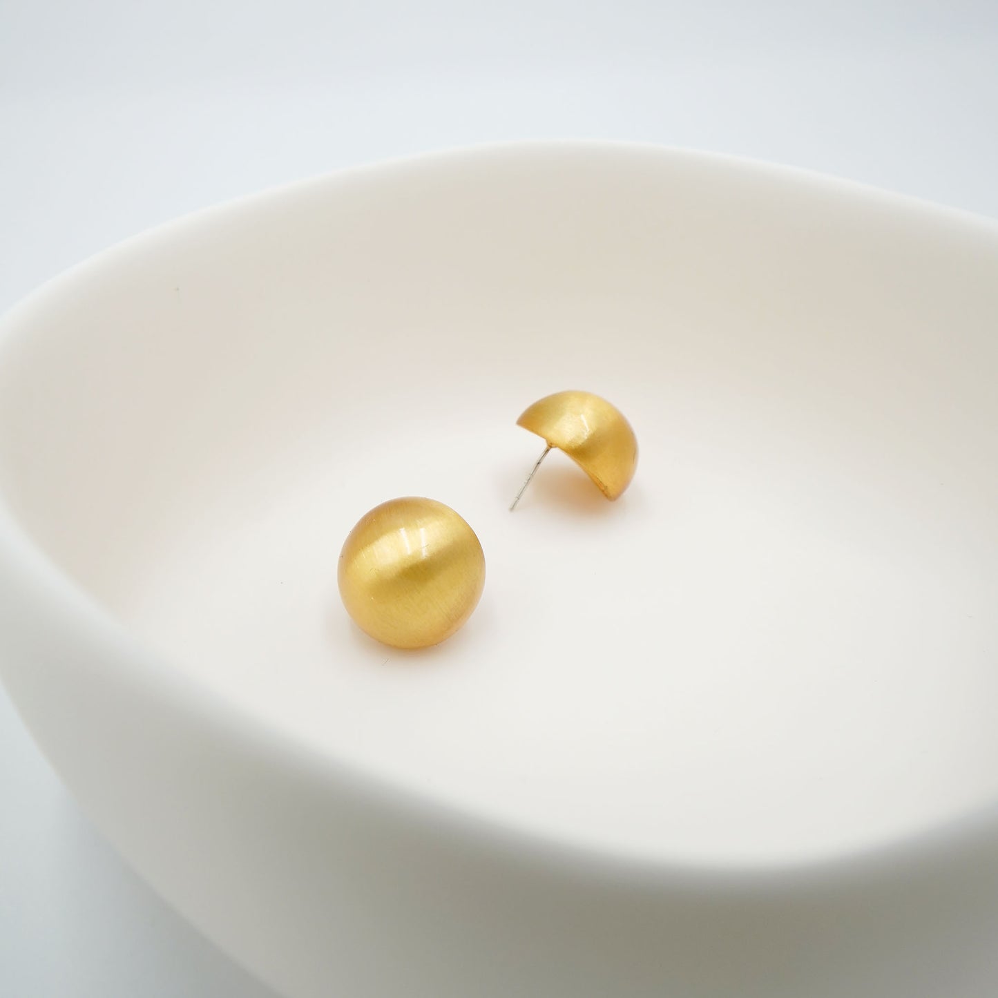 Classic Gold Dome Earrings