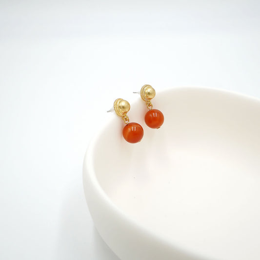 Golden Sunset Drop Earrings