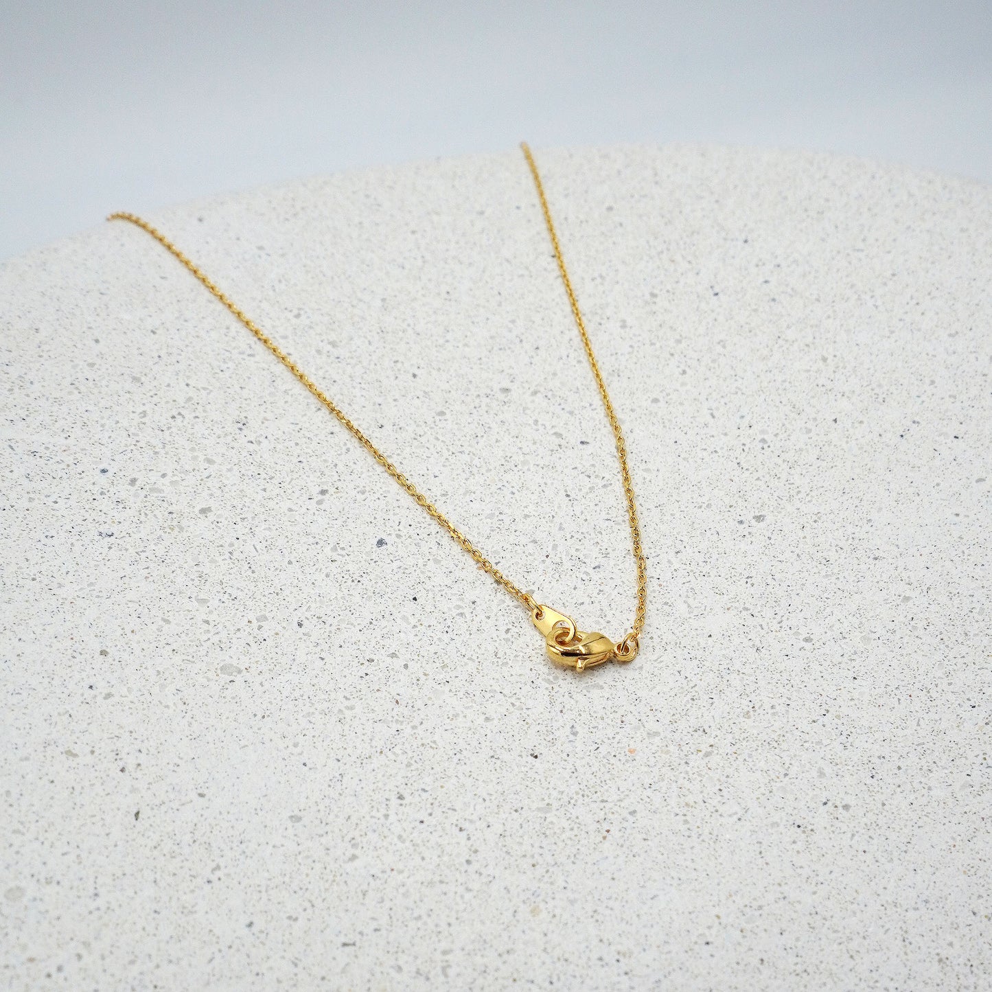 Golden Cubic Necklace