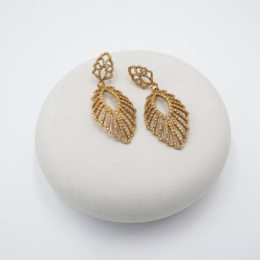 Elegant Filigree Drop Earrings