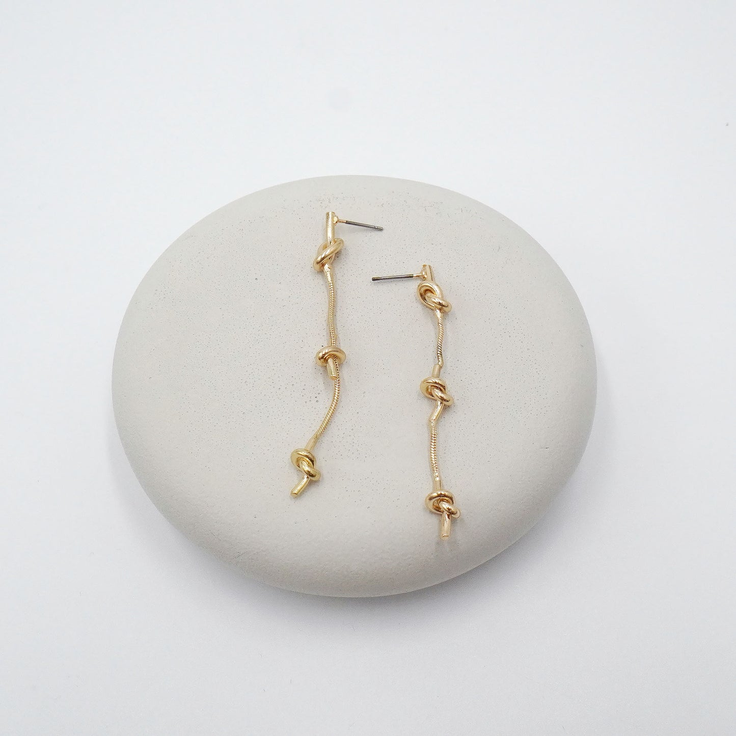 Knotted Drop Earrings